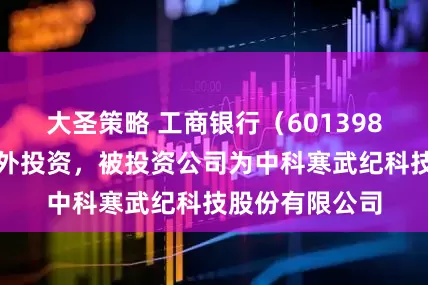 大圣策略 工商银行（601398）新增一起对外投资，被投资公司为中科寒武纪科技股份有限公司